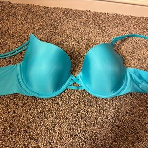 blue victoria secret bra